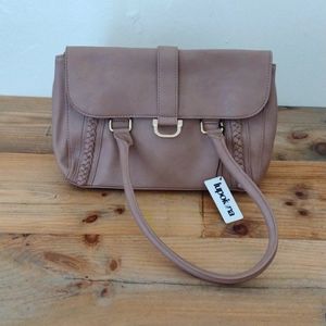 Lupoluna Vintage Tan Eternal Beauty Satchel Purse NWT